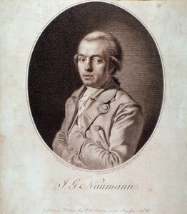 Porträt von Johann Gottlieb Naumann (Stich)