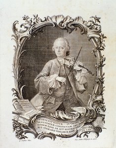 Porträt von Leopold Mozart von Unknown artist