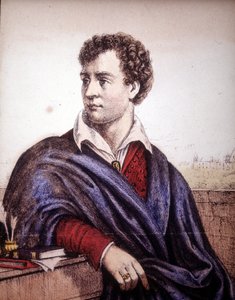 Porträt von Lord George Gordon Noel Byron (1788-1824), 6. Baron, britischer Dichter.