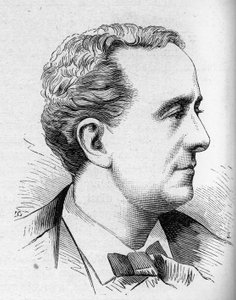 Porträt von Louis Delaunay (1826-1903), französischer Komödiant, Mitglied der Comédie Française. Gravur in „Le Monde Illustré“ Nr. 1168 vom 16. August 1879. von Unknown artist