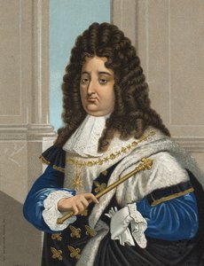Porträt von Ludwig XIV. (1638 - 1715), König von Frankreich. nach „hombres y Mujeres celebres“. Barcelona 1877. von Unknown artist