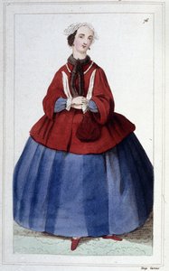 Porträt von Marguerite de LUSSAN, französische Schriftstellerin (1682-1758).