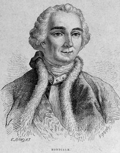 Porträt von Montcalm, französischer General (1712-1759) von Unknown artist