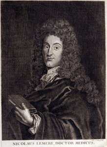 Porträt von Nicolas Lemery (1645 - 1715), französischer Apotheker und Chemiker.
