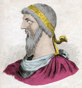 Porträt von Numa Pompilius, zweiter legendärer König von Rom von Unknown artist