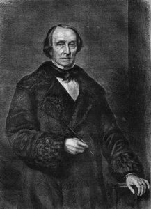 Porträt von Peter von Cornelius, deutscher Maler (1783-1867)
