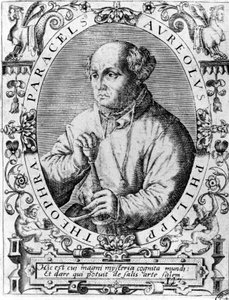 Porträt von Philippus Aureolus Theophrastus Bombastus von Hohenheim Paracelsus