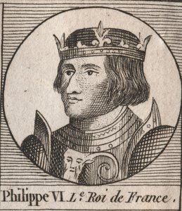 Porträt von Philippe VI von Valois