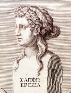 Porträt von Sappho von Unknown artist