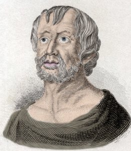 Porträt von Seneca (Lucius Annaeus Seneca, 4 v. Chr.-65 n. Chr.), Philosoph der stoischen Schule, Dramatiker und römischer Staatsmann von Unknown artist