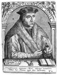 Porträt von Thomas More (1478 - 1538), englischer Politiker und Humanist. von Unknown artist