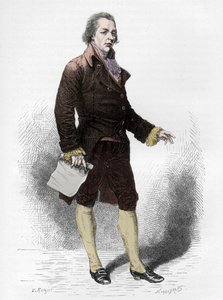 Porträt von William Pitt dem Jüngeren (1759-1806) - Porträt von William Pitt le Jeune (1759-1806) - Gravur in „L