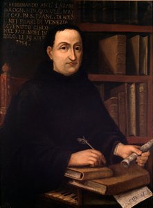 Porträt des italienischen Komponisten Ferdinando Antonio Lazari (1678-1754)