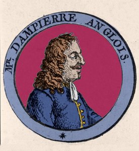 Porträt des britischen Freibeuters, Navigators und Wissenschaftlers William Dampier (1652-1715). Gravur des 19. Jahrhunderts von Unknown artist