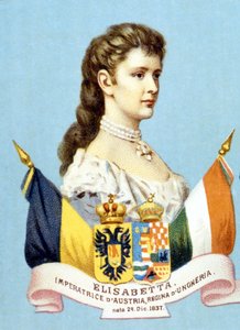 Porträt der Kaiserin Elisabeth von Österreich (Sissi) (1837 - 1898)