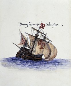 Portugiesische Karavelle von Unknown artist