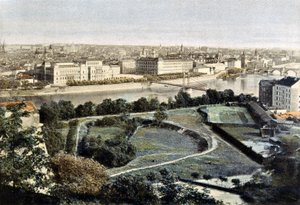 Prag, Gesamtansicht, spätes 19. Jahrhundert