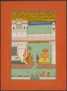 Ragini Khambavati, Seite aus einem Jaipur Ragamala Set