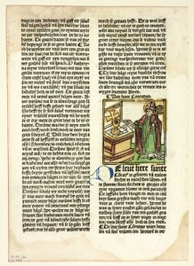 Heiliger Konrad aus Der Heiligen Leben, Winterteil, Tafel 40 aus Holzschnitten aus Büchern des 15. Jahrhunderts von Unknown artist