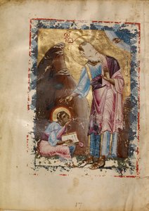 Heiliger Johannes der Evangelist diktiert von Unknown artist