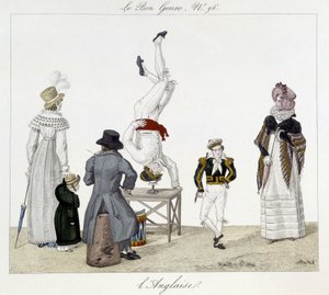 Saltimbanques: Balancierer - in „Le Bon genre“, Anfang des 19. Jahrhunderts