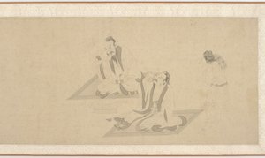Szenen aus dem Leben von Tao Yuanming (Teil 1) von Unknown artist