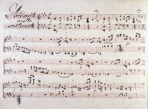 Notenblatt von Die zwei Tage, Oper von Luigi Cherubini