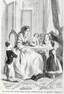 Sophie und die kaputte Puppe - in „Die Leiden der Sophie“ von der Gräfin von Ségur, Hachette von Unknown artist