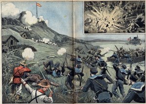 Spanisch-Amerikanischer Krieg oder Kubanischer Unabhängigkeitskrieg (1868-1898) zwischen Spanien und Nordamerika