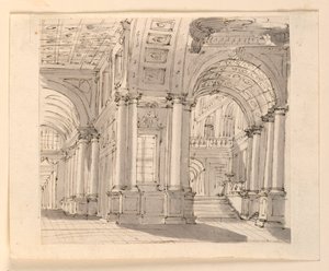 Bühnenbild, Palastinterieur