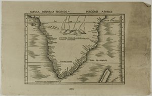 Moderne Karte des zweiten Teils von Afrika