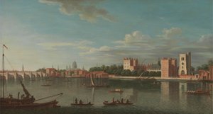Thames am Lambeth Palace von Unknown artist