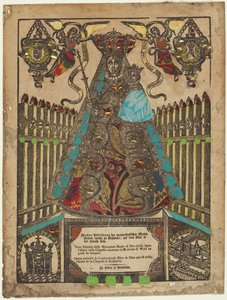 Die Anbetung der Einsiedeln Madonna von Unknown artist