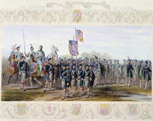 Die Armee von Wales - in "Ritter von England" von J. Whatman, Ed. T. M