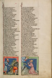Der blinde Lamech tötet Kain; Henoch vor Gott