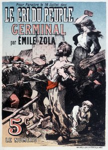 Der Schrei des Volkes von Germinal von Emile Zola, ca. 1890