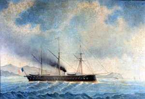 Die Fregatte Glory. 1859