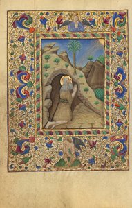 Der Einsiedler Honofrius im Gebet