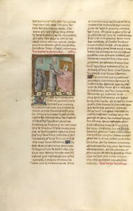 Der Hohepriester opfert ein Lamm