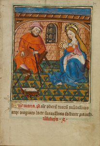 Die Heilige Familie zu Hause von Unknown artist