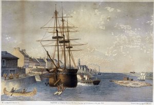 Der Hafen von Montreal im Jahr 1830 - von Spronle