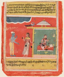 Das Gefühl des Friedens: Sama Rasa, aus einem Rasikapriya von Unknown artist