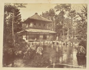 [Der Silberpavillon im Jion-ji Tempel] von Unknown artist
