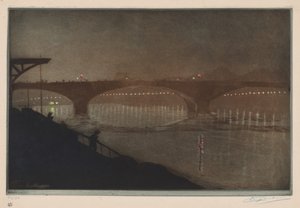 Die Solferino-Brücke: Nachtwirkung
