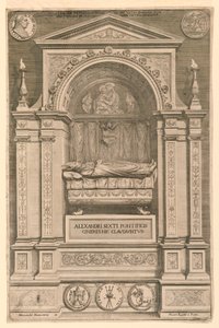 Das Grab von Papst Alexander VI. von Unknown artist
