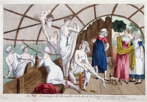 Das wirtschaftliche Bad des Unglaublichen (15 Cent), rue de la tannerie, frühes 19. Jahrhundert, Carnavalet