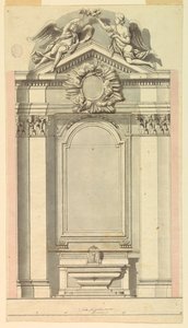 Der Altar mit zwei alternativen Vorschlägen von Unknown artist