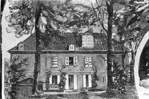 Das Haus von George Sand (Aurore Dupin, Baronne Dudevant) (1804-1876) in Nohant-Vic (Nohant Vic) (36). von Unknown artist