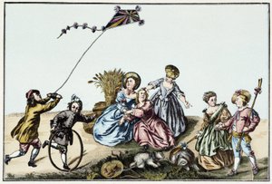 Der Drachen im 18. Jahrhundert von Unknown artist