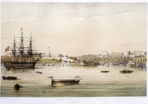 Der Hafen oder Admiraut von Istanbul im 19. Jahrhundert von Unknown artist